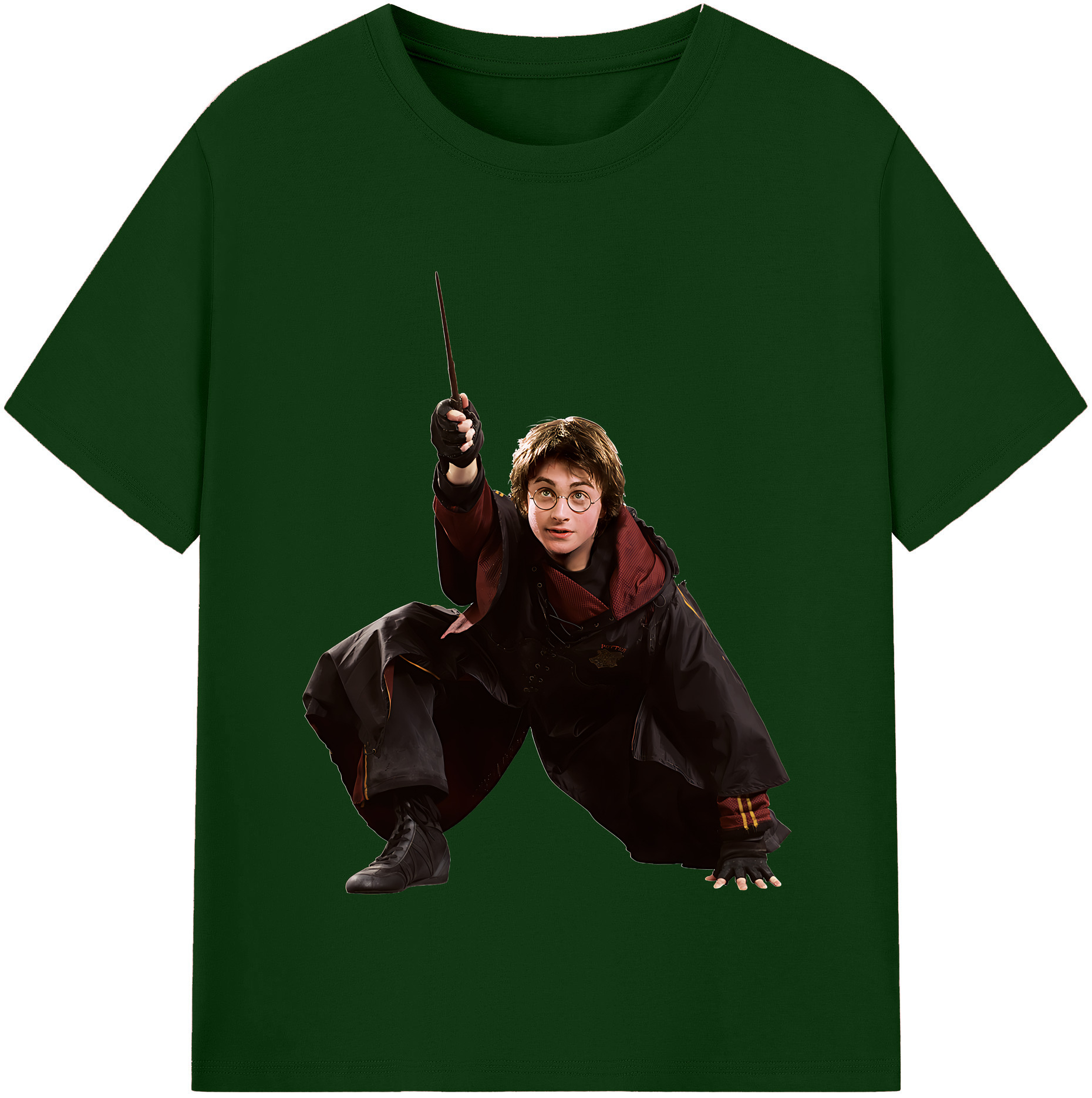 （画像用） Harry Potter ハリー・ポッターシリーズ 綿100％半袖Tシャツ（フロントプリント）